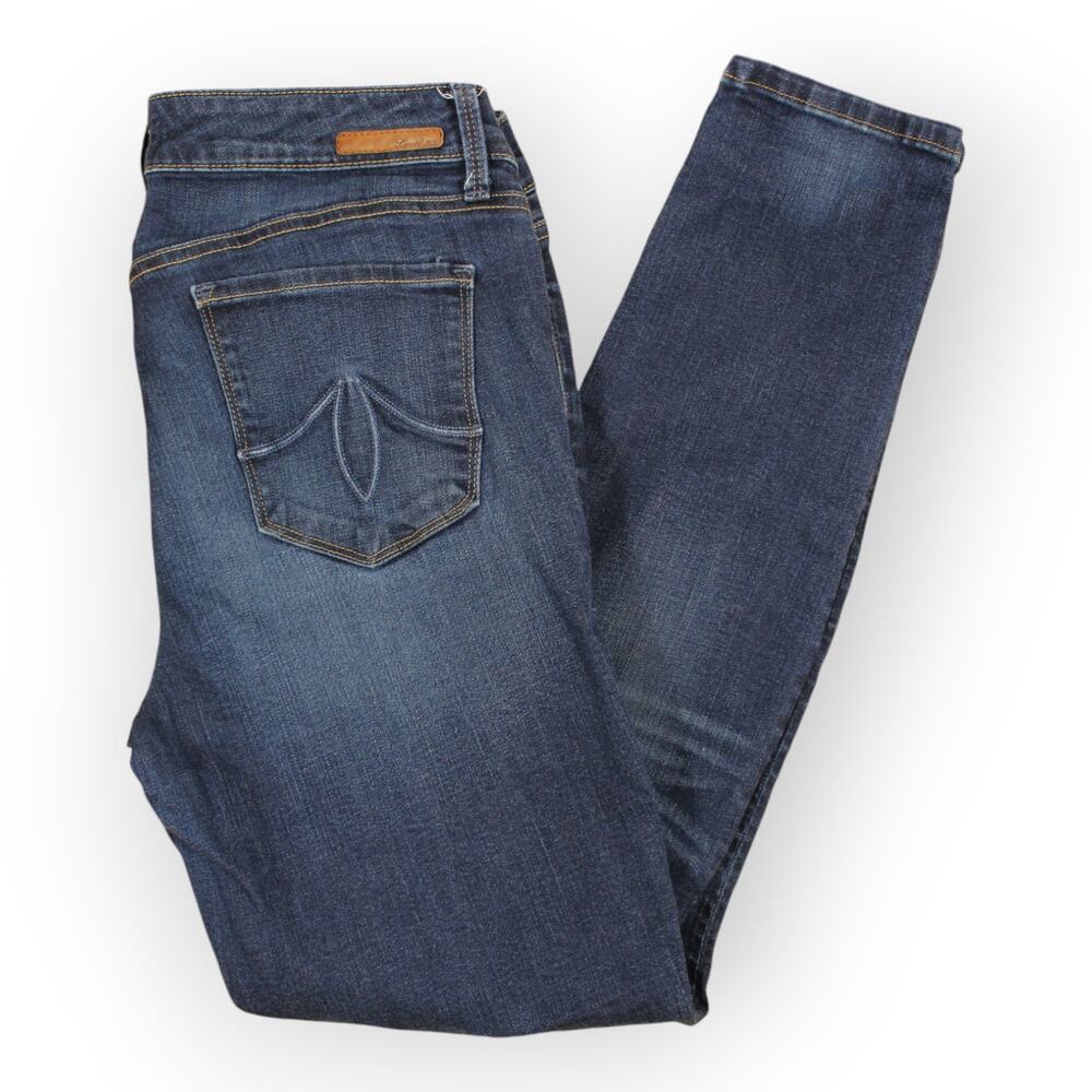 Level 99 (32) Liza Skinny Jean Sile Wash Denim Medium/Dark Mid-Rise Anthro